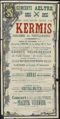 Jaarlijksche groote KERMIS - Programma der Feestelijkheden Aalter
