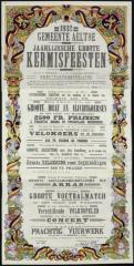 Jaarlijksche groote kermisfeesten kermis
