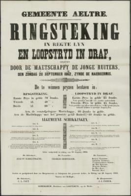 RINGSTEKING in regte lyn EN LOOPSTRYD IN DRAF Aalter
