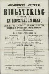 RINGSTEKING in regte lyn EN LOOPSTRYD IN DRAF Aalter
