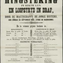 RINGSTEKING in regte lyn EN LOOPSTRYD IN DRAF Aalter
