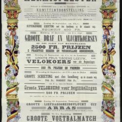 Jaarlijksche groote kermisfeesten kermis
