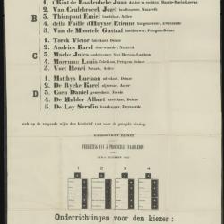 PROVINCIEVERKIEZINGEN van 4 december 1932  Deinze
