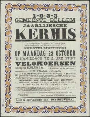 Jaarlijksche Kermis Bellem
