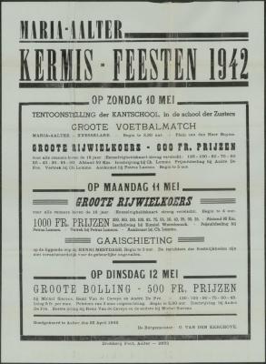Kermis-feesten 1942 Maria - Aalter
