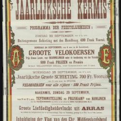 JAARLIJKSCHE KERMIS - Programma der Feestelijkheden Aalter

