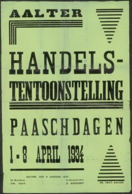 Handelstentoonstelling paaschdagen Aalter
