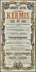 Jaarlijksche GROOTE KERMIS - Programma der Feestelijkheden Aalter
