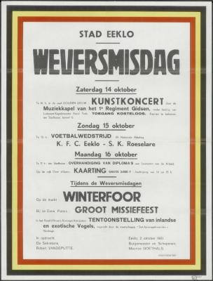 Weversmisdag Stad Eeklo
