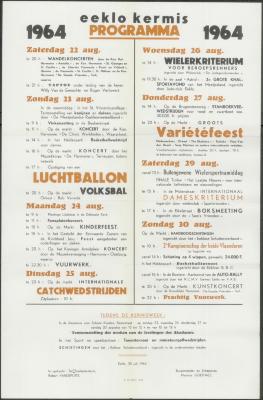 Programma 1964 Eeklo
