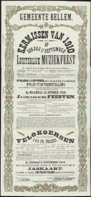 Kermissen van 1910 Bellem
