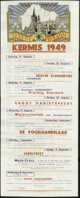 Feestprogram Kermis 1949 Stad Eeklo
