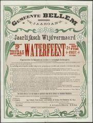 Waterfeest  Bellem
