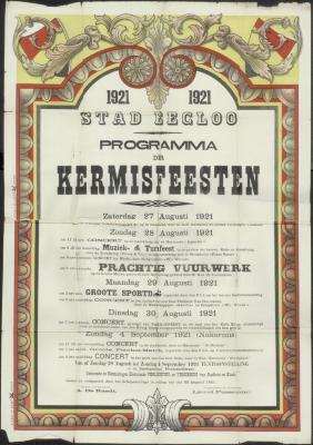 Programma der kermisfeesten Stad Eeklo
