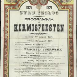 Programma der kermisfeesten Stad Eeklo
