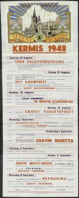 Feestprogram Kermis 1948 Stad Eeklo
