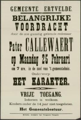 Belangrijke voordracht Ertvelde
