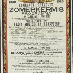 Jaarlijksche paarden- vee- &amp; zwijnenmarkt Ertvelde
