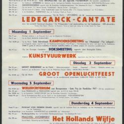 Stad Eecloo. Programma der kermisfeesten
