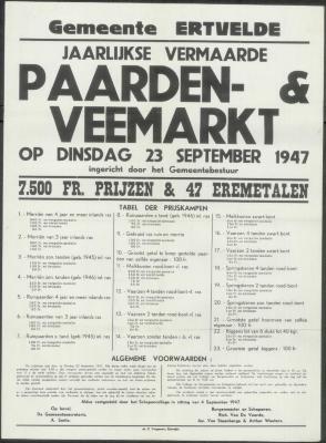 Paarden- en veemarkt Ertvelde
