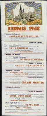 Feestprogram Kermis 1948 Stad Eeklo

