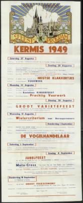 Feestprogram Kermis 1949 Stad Eeklo
