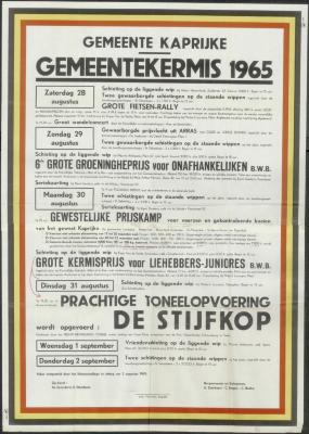 Gemeentekermis 1965 Kaprijke

