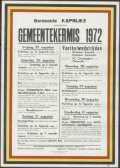 Gemeentekermis 1972 Kaprijke
