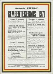 Gemeentekermis 1971 Kaprijke
