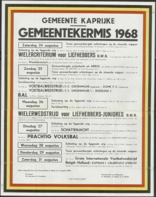 Gemeentekermis 1968 Kaprijke
