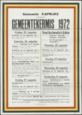 Gemeentekermis 1972 Kaprijke
