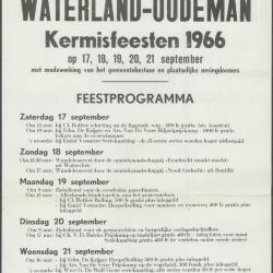 Kermisprogramma 1967 Wachtebeke
