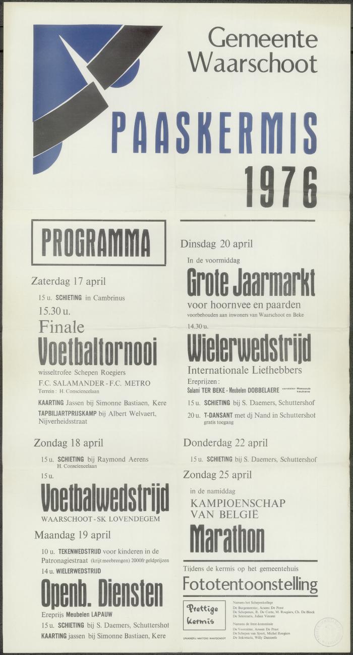 Paaskermis Waarschoot

