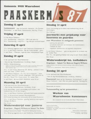 Paaskermis  Waarschoot
