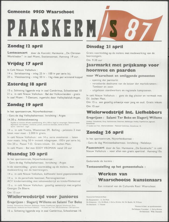 Paaskermis Waarschoot