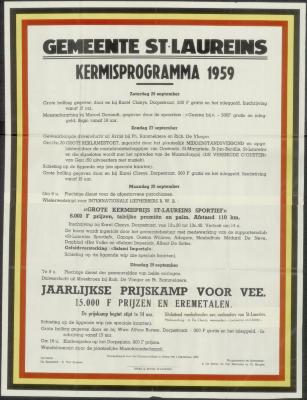 Kermisprogramma Sint-Laureins

