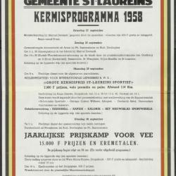 Kermisprogramma Sint-Laureins

