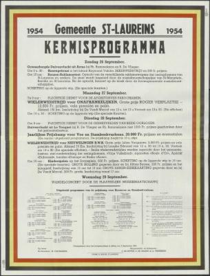 Kermisprogramma Sint-Laureins
