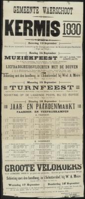 Kermis 1930 Waerschoot
