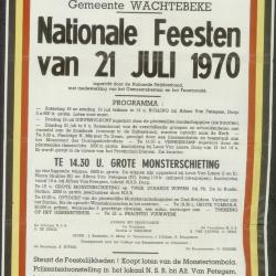 Kermisprogramma 1972 Wachtebeke

