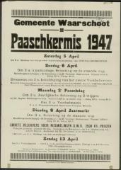 Paaschkermis 1947 Waerschoot
