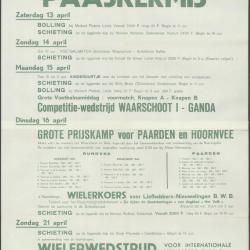 Paaskermis  Waarschoot

