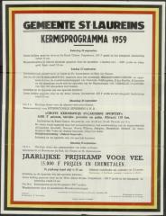 Kermisprogramma Sint-Laureins

