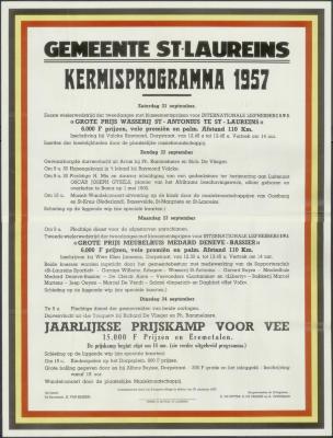 Kermisprogramma Sint-Laureins

