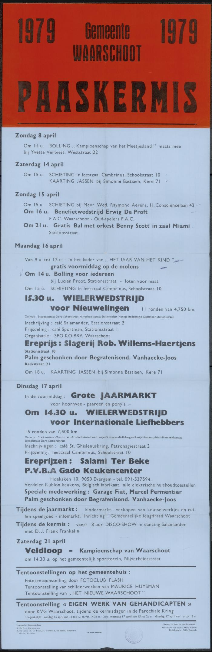 Paaskermis Waarschoot

