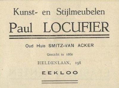 Kunst-en Stijlmeubelen Paul Locufier