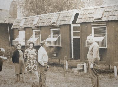 Foto van een duivenmelker