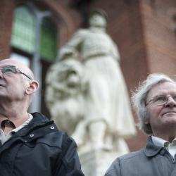 Erfgoedzorgers Gerard Vanvooren en Antoon Steyaert, Vinderhoute en Lovendegem