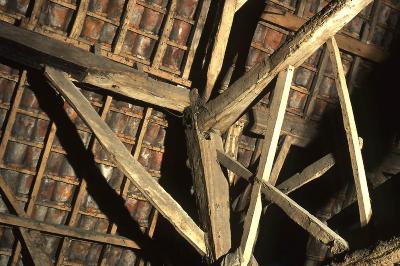 Binnenkant schuur Huysmanhoeve